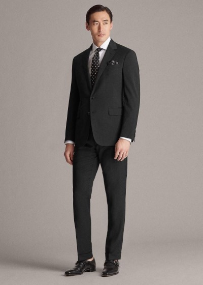 Men's Ralph Lauren Gregory Wool Serge Suits | 285694TQS